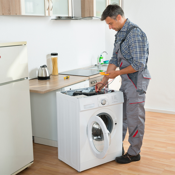 can you walk me through the steps of troubleshooting my washer issue in Frederick KS